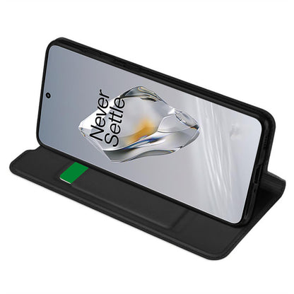 Kuori OnePlus 12:lle, Techsuit, Magskin Book, Musta