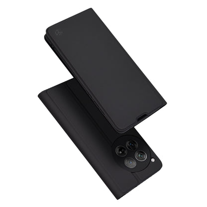Kuori OnePlus 12:lle, Techsuit, Magskin Book, Musta