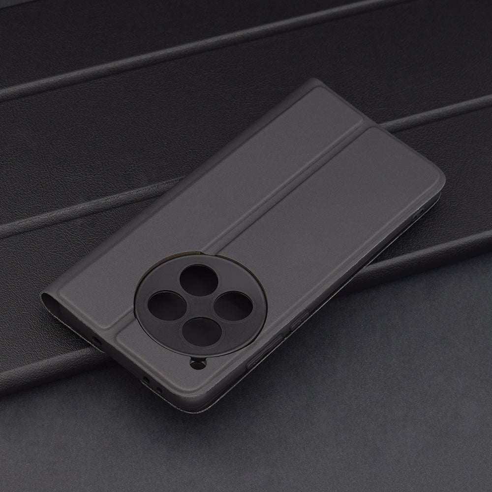Kuori OnePlus 12:lle, Techsuit, Magskin Book, Musta