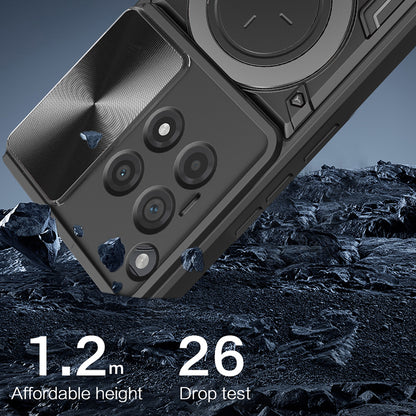 Kuori OnePlus 12R:lle, Techsuit, CamGuard Pro, Ruusukulta vaaleanpunainen