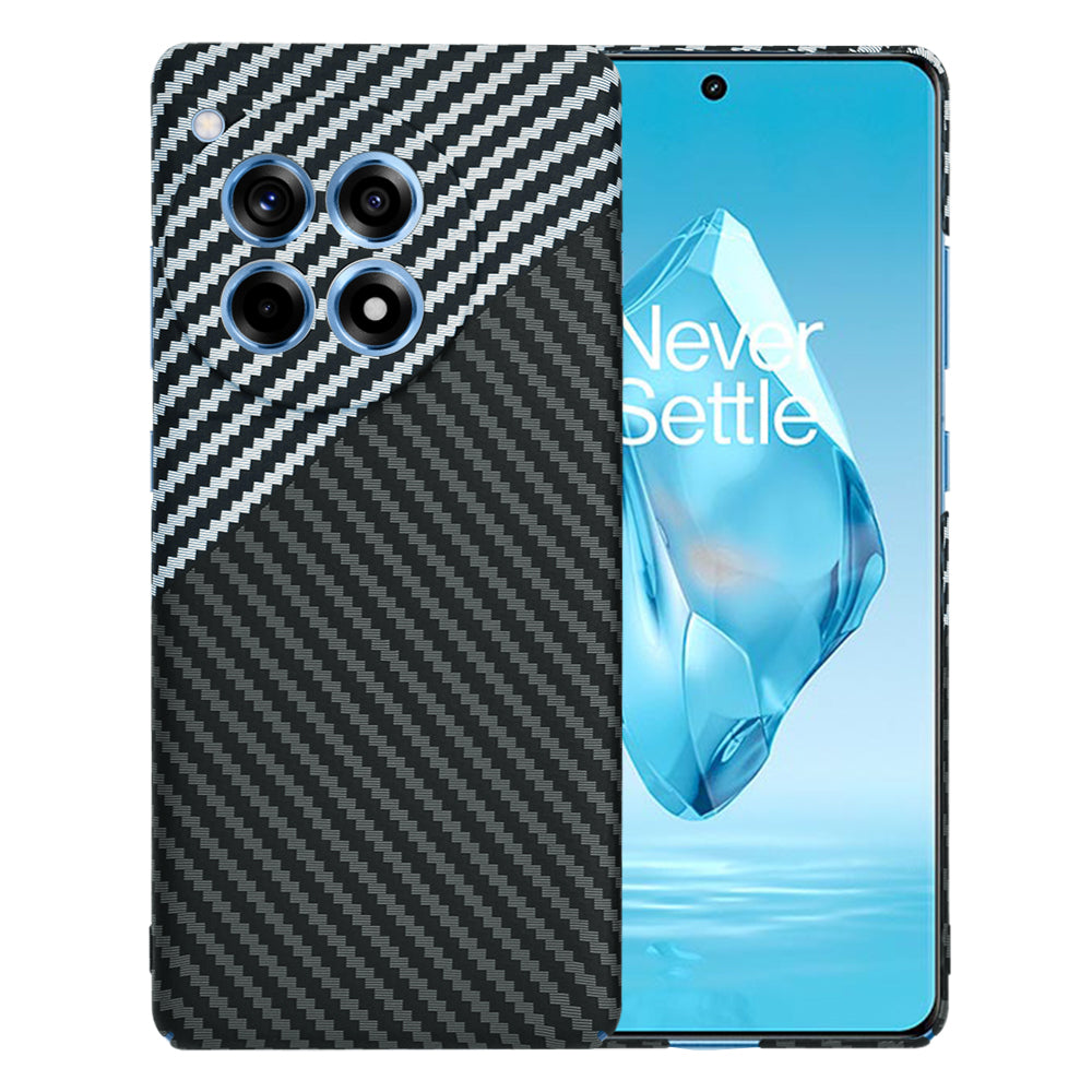 Kuori OnePlus 12R:lle, Techsuit, Carbonite FiberShell, Musta Harmaa