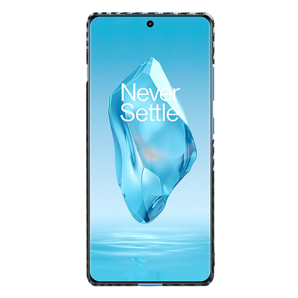 Kuori OnePlus 12R:lle, Techsuit, Carbonite FiberShell, Musta Harmaa