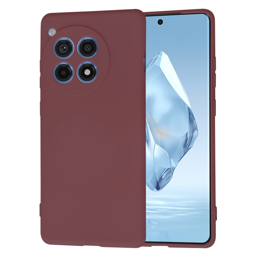 Suojakotelo OnePlus 12R:lle, Techsuit, SoftFlex, Kirsikanpunainen