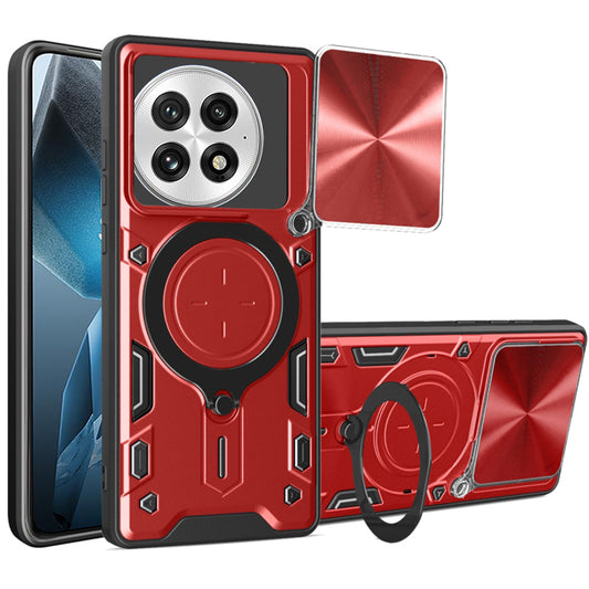 Kuori OnePlus 13:lle, Techsuit, CamGuard Pro, Punainen