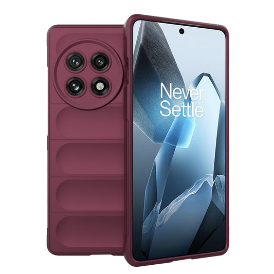 Kuori OnePlus 13:lle, Techsuit, Magic Shield, Viininpunainen