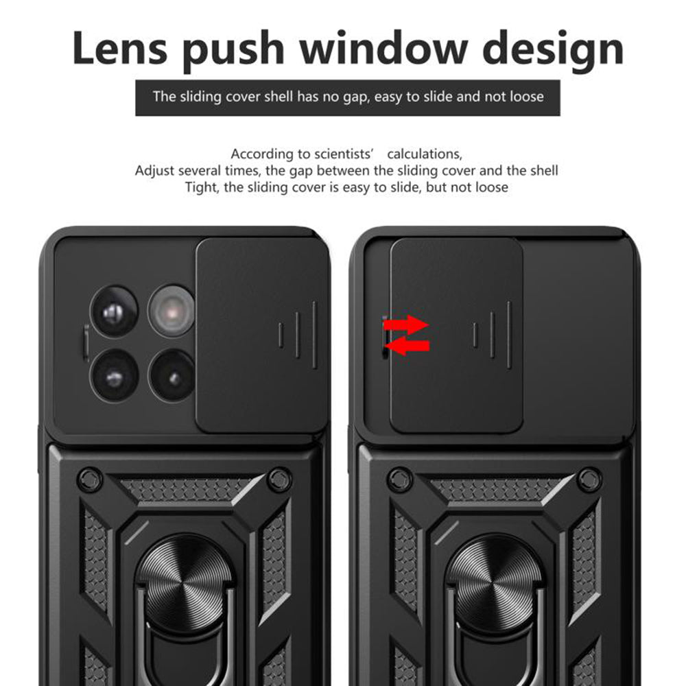 Kuori OnePlus 13R:lle, Techsuit, CamShield, Vaaleanpunainen
