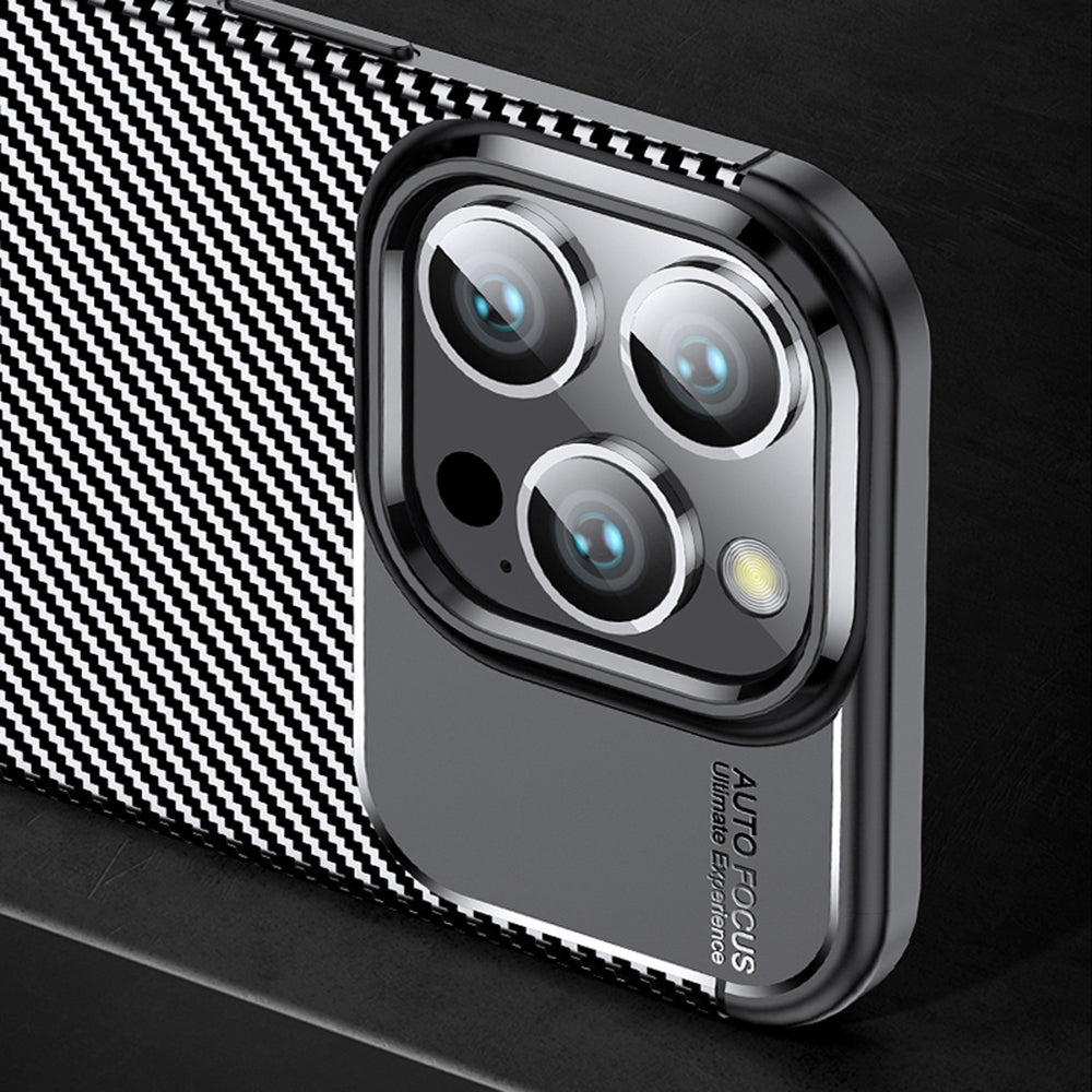 Kuori OnePlus 13R:lle, Techsuit, Hiilikuitu, Musta