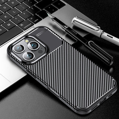 Kuori OnePlus 13R:lle, Techsuit, Hiilikuitu, Musta