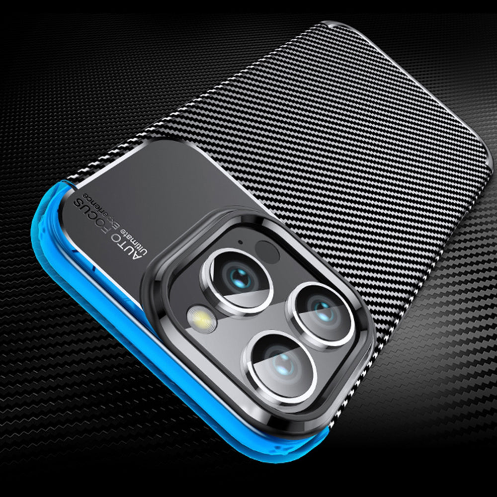 Kuori OnePlus 13R:lle, Techsuit, Hiilikuitu, Musta