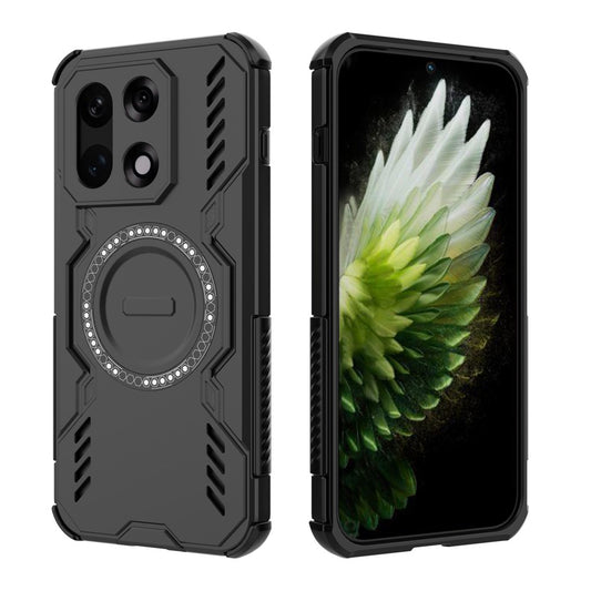 Kotelo OnePlus 15:lle, Techsuit, ArmorMag, Musta