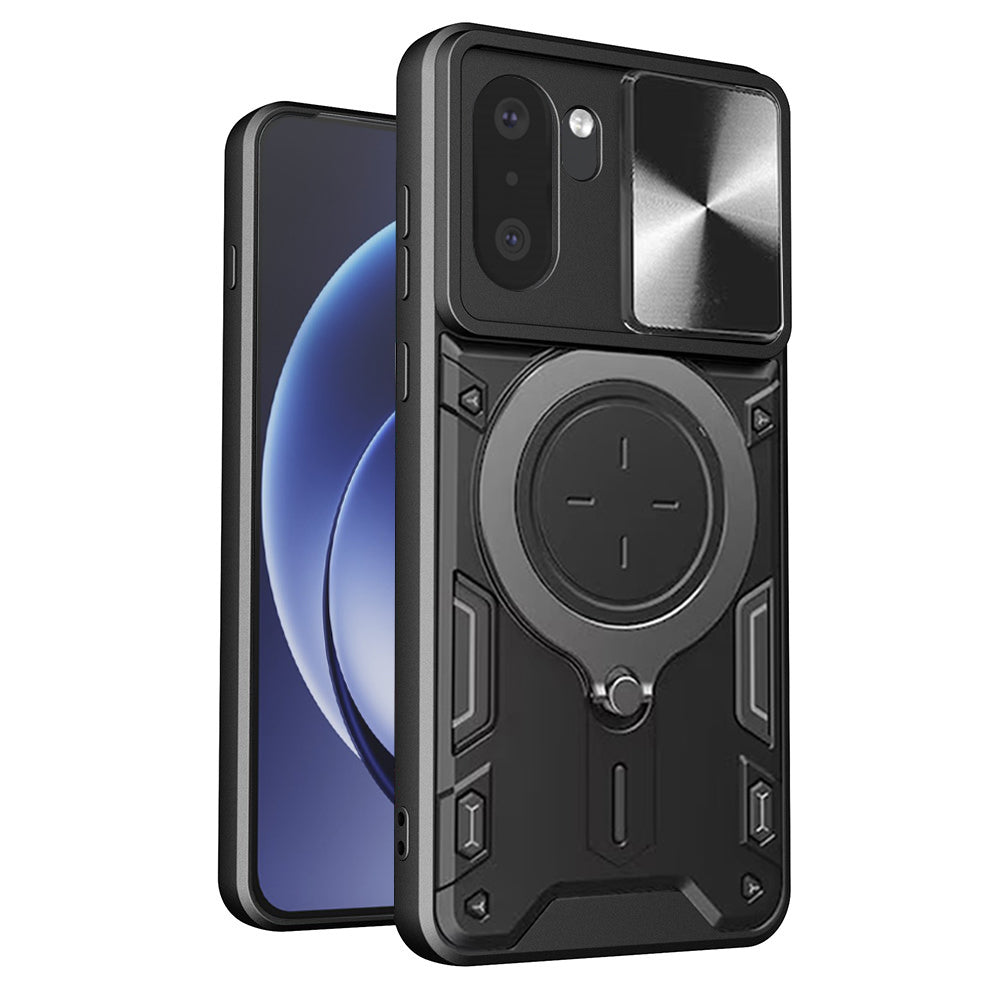 Kotelo OnePlus 15R:lle, Techsuit, CamGuard Pro, Musta