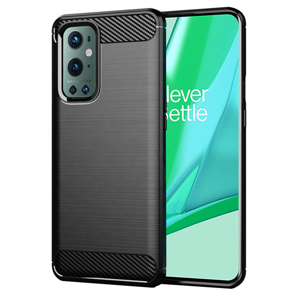 Kuori OnePlus 9 Pro:lle, Techsuit, Hiili, Musta