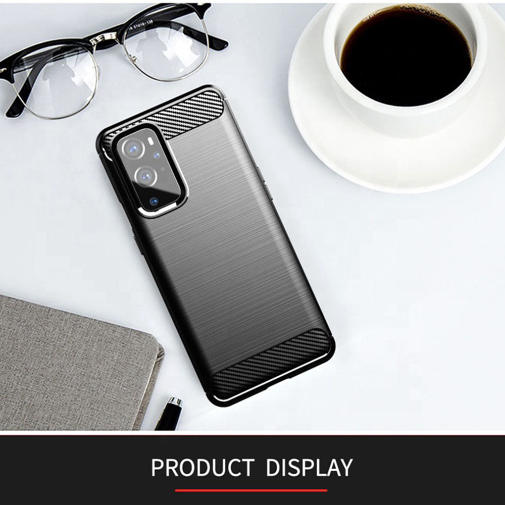 Kuori OnePlus 9 Pro:lle, Techsuit, Hiili, Musta