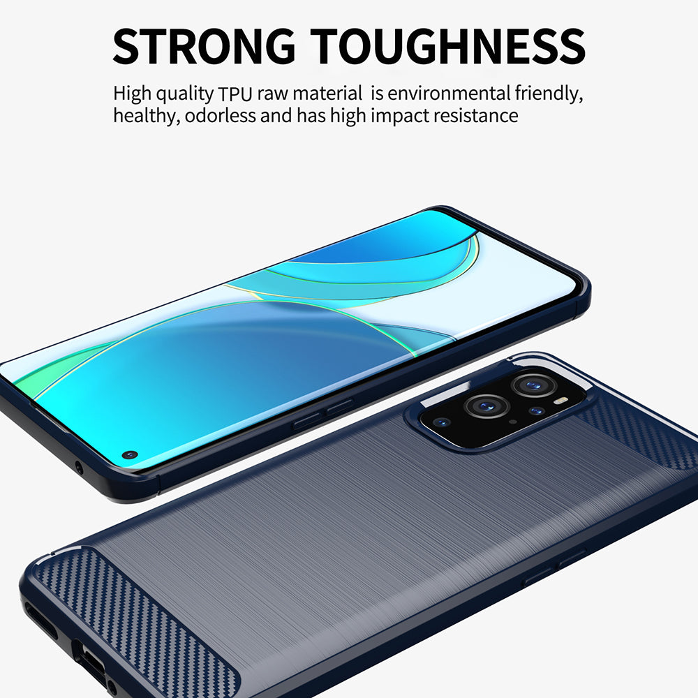 Kuori OnePlus 9 Pro:lle, Techsuit, Hiili, Musta
