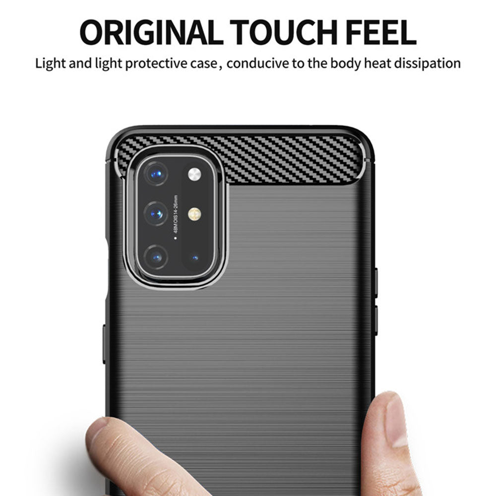 Kuori OnePlus 9:lle, Techsuit, Hiili, Musta