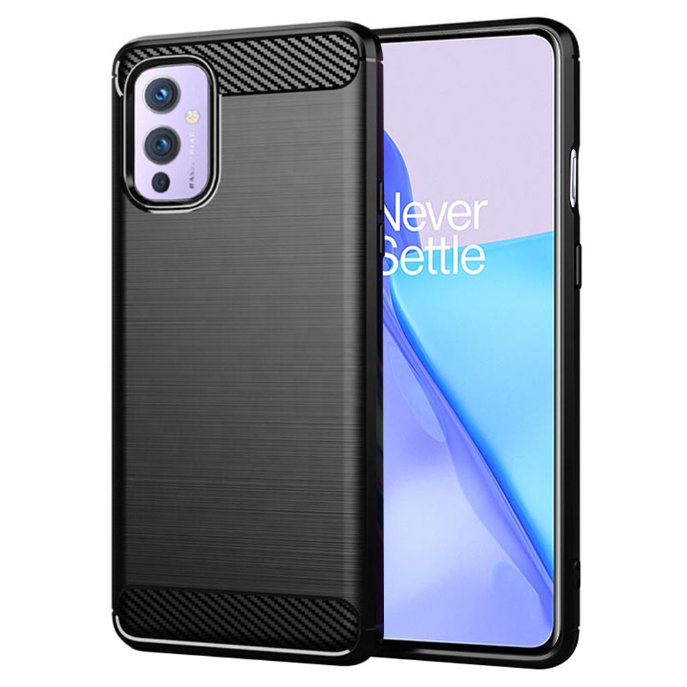 Kuori OnePlus 9:lle, Techsuit, Hiili, Musta