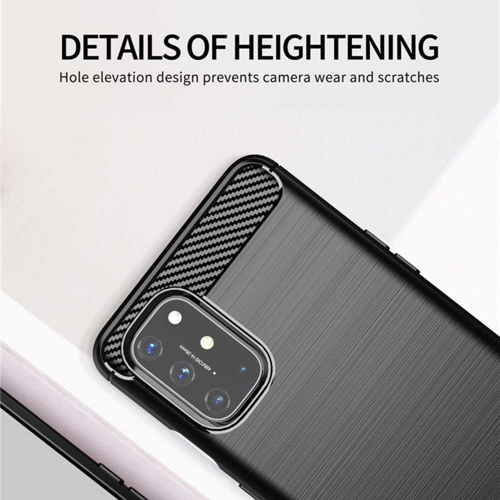 Kuori OnePlus 9:lle, Techsuit, Hiili, Musta