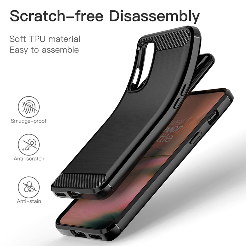 Kuori OnePlus Nord 2 5G:lle, Techsuit, Hiili, Musta