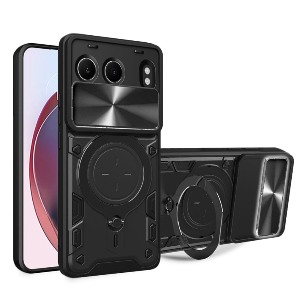 Kuori OnePlus Nord 4:lle, Techsuit, CamGuard Pro, Musta