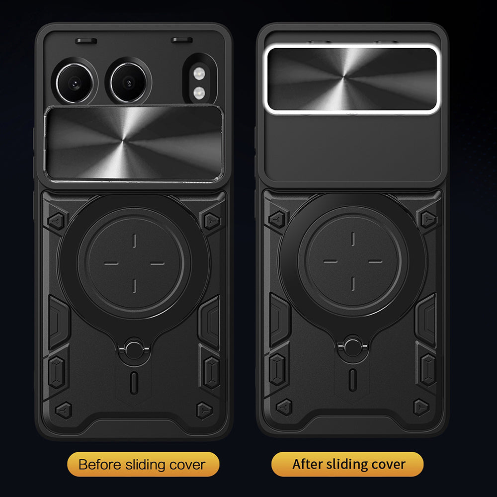 Kuori OnePlus Nord 4:lle, Techsuit, CamGuard Pro, Musta