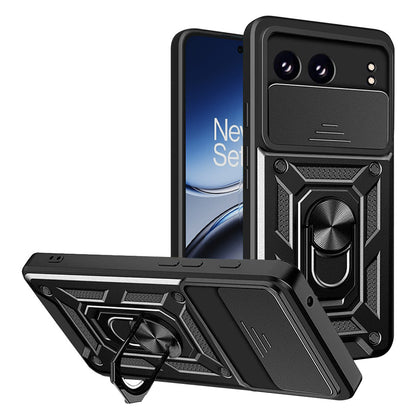 Kuori OnePlus Nord 4:lle, Techsuit, CamShield, Musta