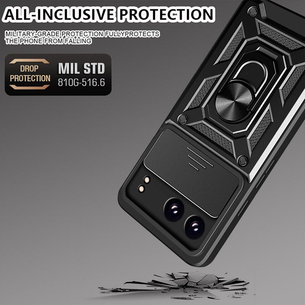 Kuori OnePlus Nord 4:lle, Techsuit, CamShield, Musta