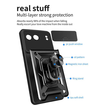 Kuori OnePlus Nord 4:lle, Techsuit, CamShield, Musta