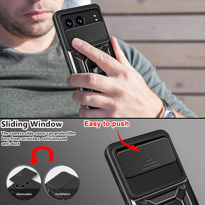 Kuori OnePlus Nord 4:lle, Techsuit, CamShield, Musta