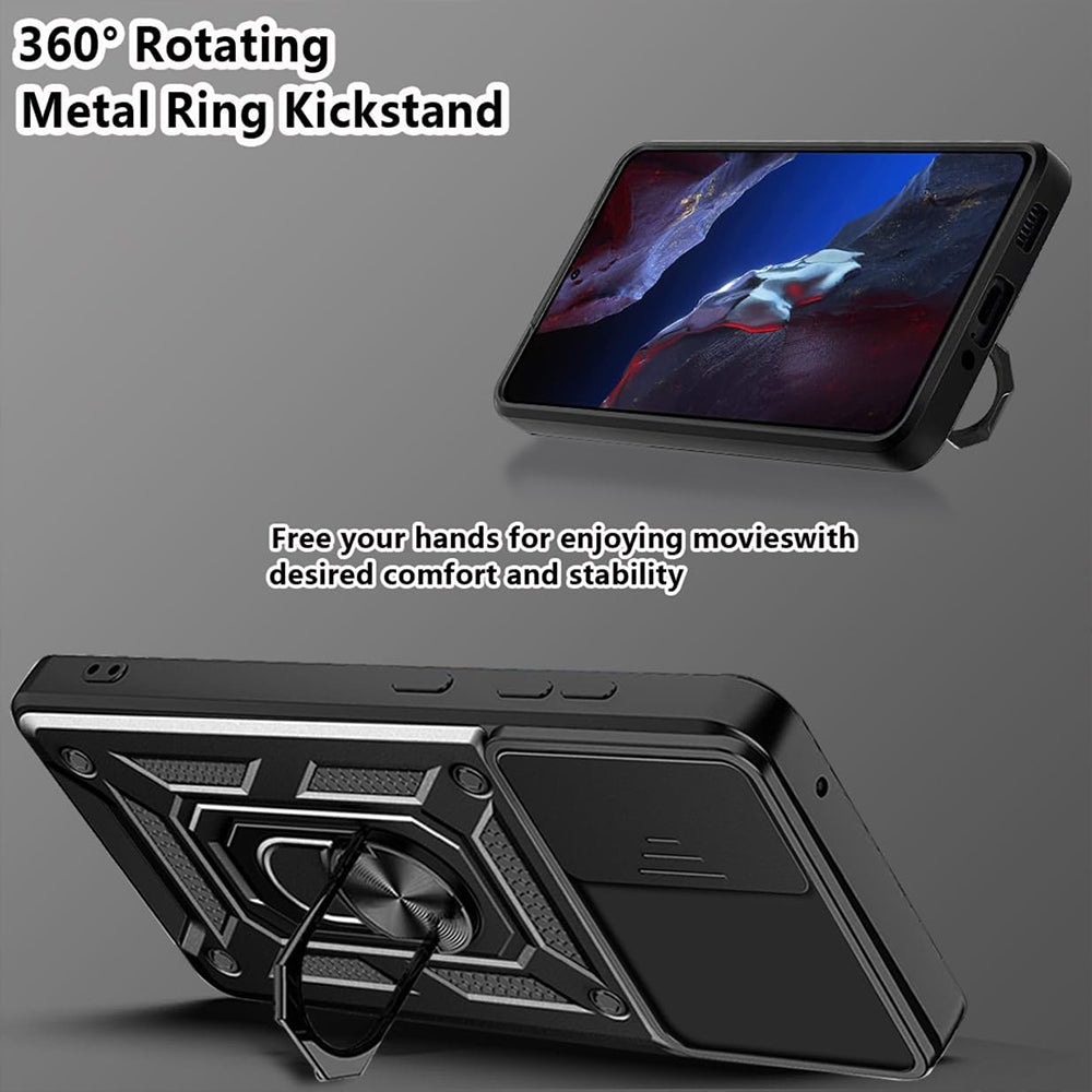 Kuori OnePlus Nord 4:lle, Techsuit, CamShield, Musta