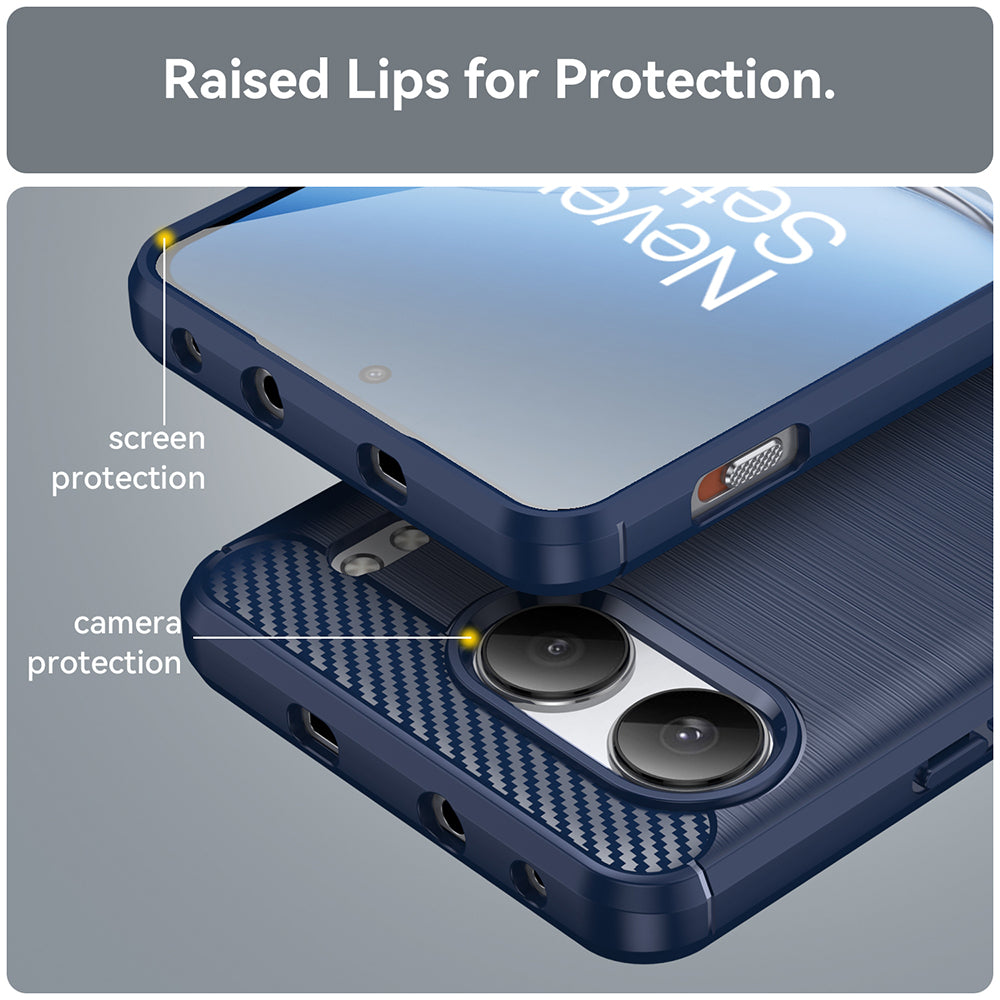 Suojakotelo OnePlus Nord 4:lle, Techsuit, Carbon, Sininen