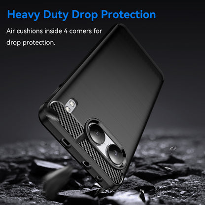 Kuori OnePlus Nord 4:lle, Techsuit, Hiili, Musta