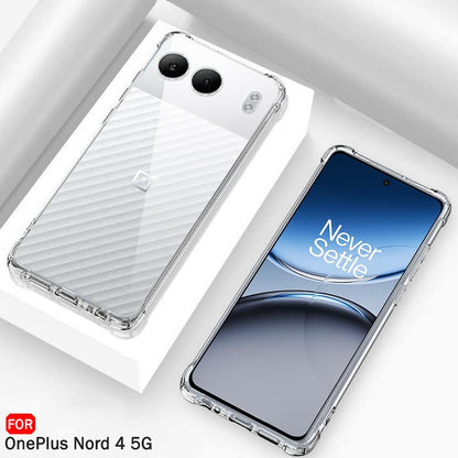 Kuori OnePlus Nord 4:lle, Techsuit, Iskunkestävä Kirkas, Läpinäkyvä