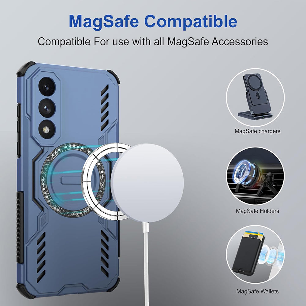 MagSafe-kuori OnePlus Nord 5:lle, Techsuit, ArmorMag, Sininen