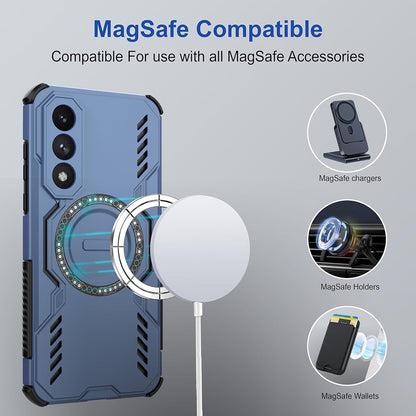 MagSafe-kuori OnePlus Nord 5:lle, Techsuit, ArmorMag, Sininen