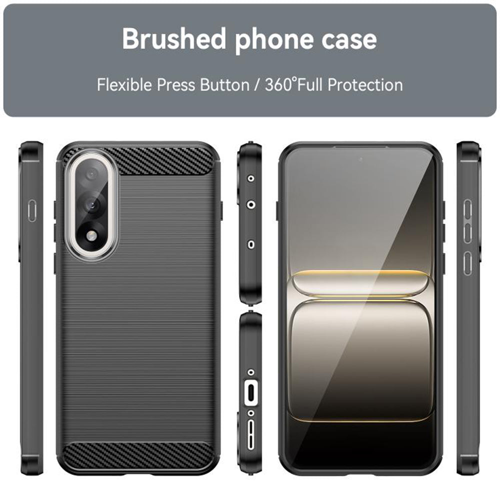 Kuori OnePlus Nord 5:lle, Techsuit, Hiili, Musta