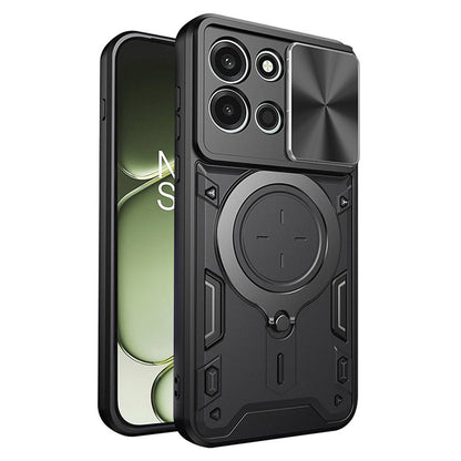 Kuori OnePlus Nord 6:lle, Techsuit, CamGuard Pro, Musta