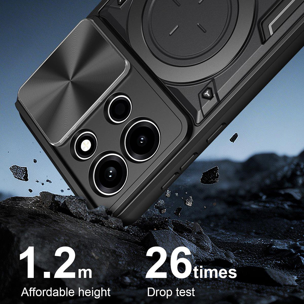 Kuori OnePlus Nord 6:lle, Techsuit, CamGuard Pro, Musta