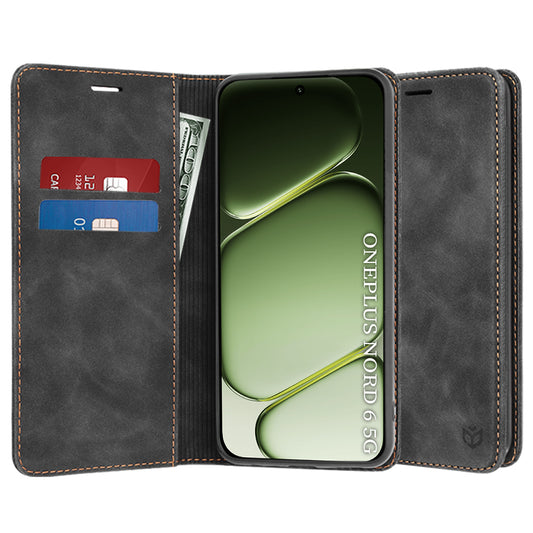 Kuori OnePlus Nord 6:lle, Techsuit, Confy, Musta