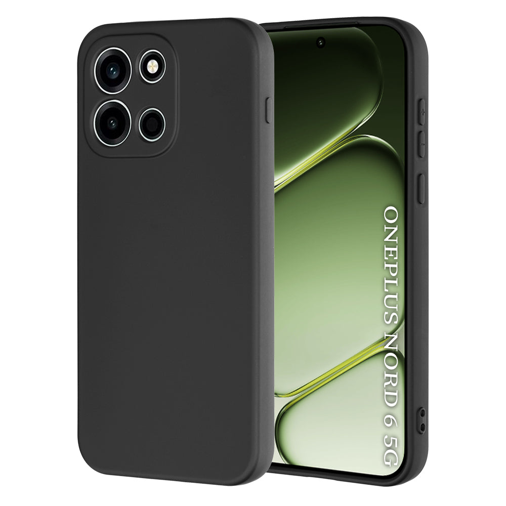 Kuori OnePlus Nord 6:lle, Techsuit, SoftFlex, Musta