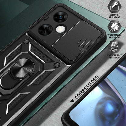 Kuori OnePlus Nord CE 3 Litelle, Techsuit, CamShield, Musta