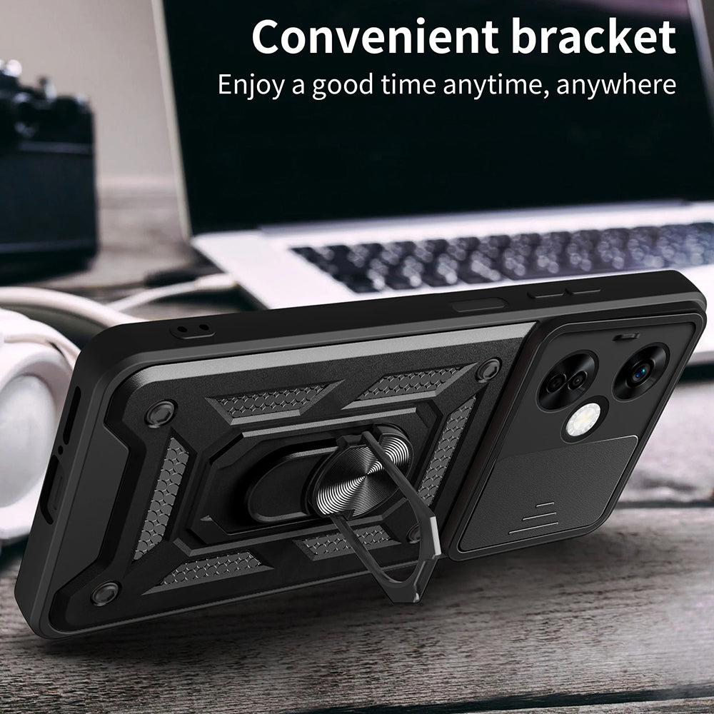 Kuori OnePlus Nord CE 3 Litelle, Techsuit, CamShield, Musta