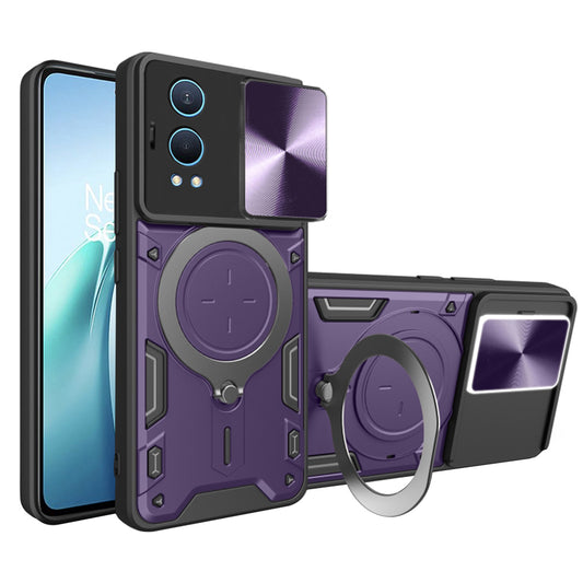 Kuori OnePlus Nord CE4 Litelle, Techsuit, CamGuard Pro, Violetti