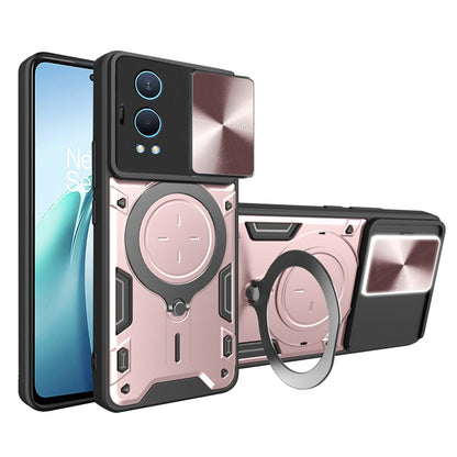 Kuori OnePlus Nord CE4 Litelle, Techsuit, CamGuard Pro, Vaaleanpunakultainen