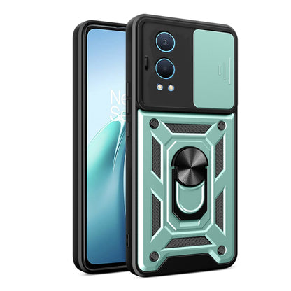 Kuori OnePlus Nord CE4 Lite -puhelimelle, Techsuit, CamShield, Vihreä