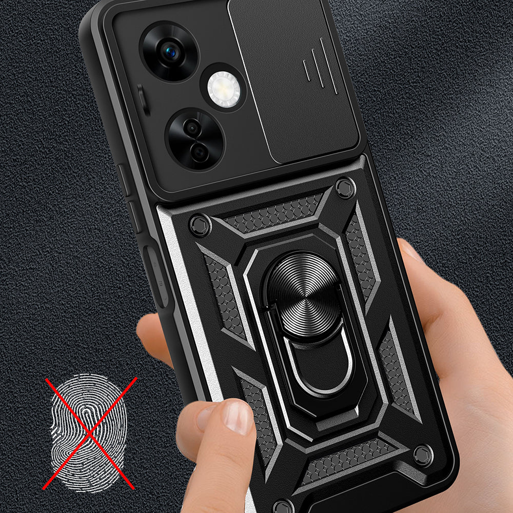 Kuori OnePlus Nord CE4 Lite -puhelimelle, Techsuit, CamShield, Vihreä