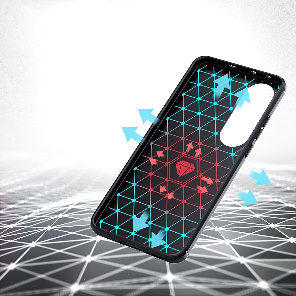 Kuori OnePlus Nord CE4 Litelle, Techsuit, Hiili, Musta