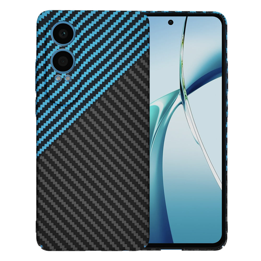 Kuori OnePlus Nord CE4 Lite -puhelimelle, Techsuit, Carbonite FiberShell, Musta Bleu