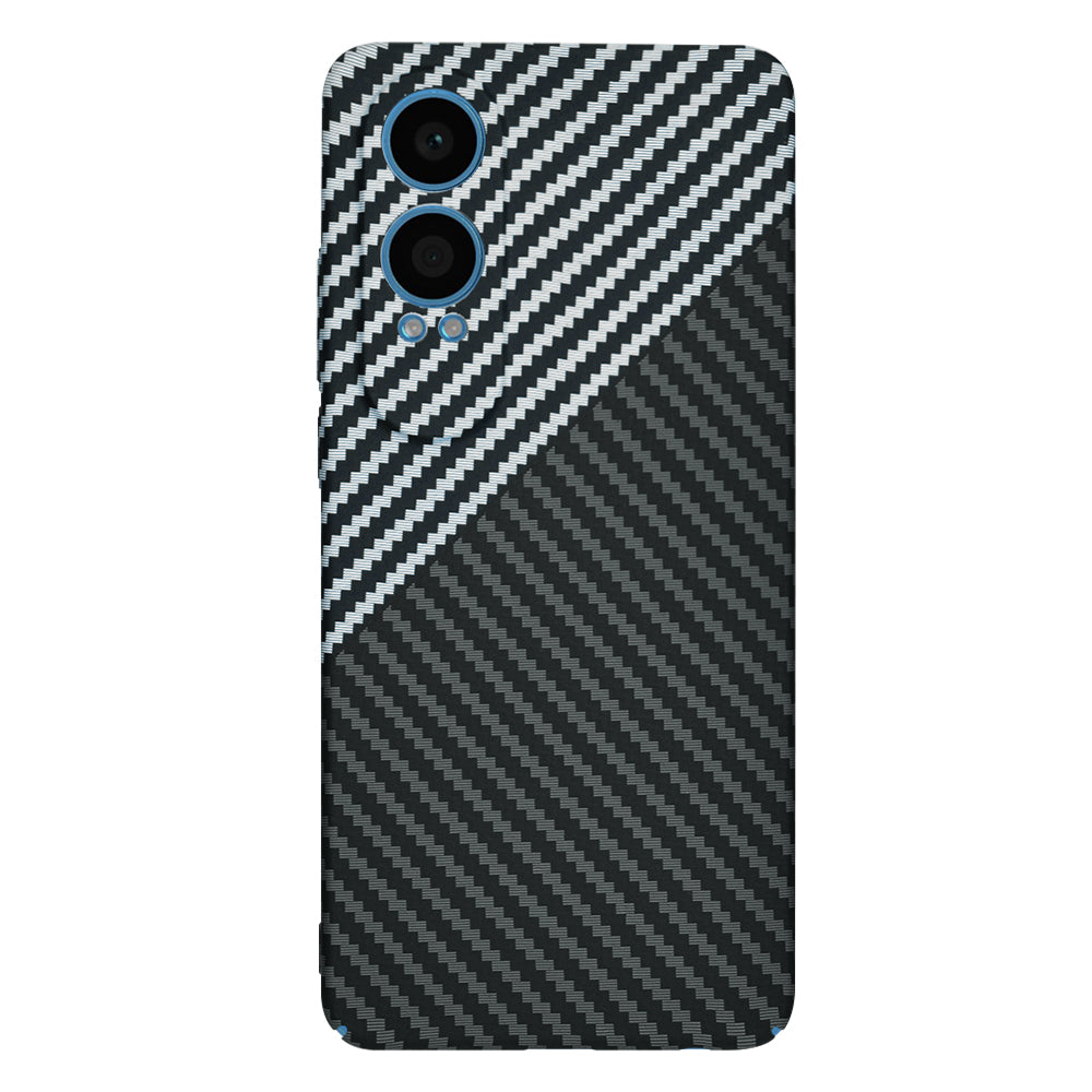 Kuori OnePlus Nord CE4 Litelle, Techsuit, Carbonite FiberShell, Musta Harmaa
