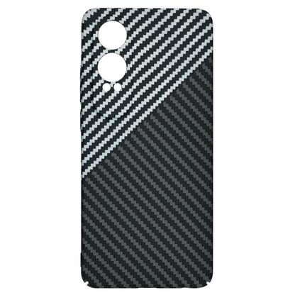 Kuori OnePlus Nord CE4 Litelle, Techsuit, Carbonite FiberShell, Musta Harmaa