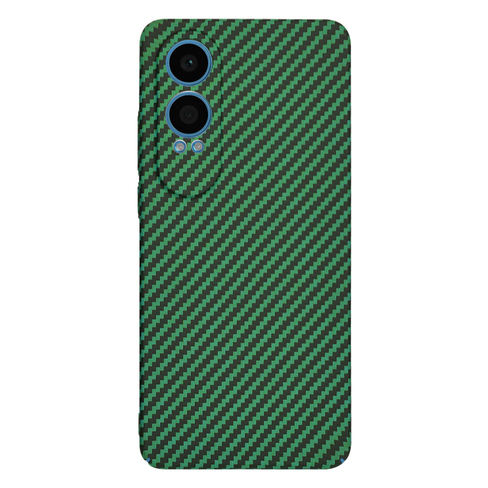 Kuori OnePlus Nord CE4 Litelle, Techsuit, Carbonite FiberShell, Vihreä